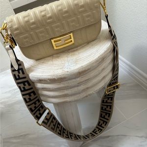 Fendi Cream Shoulder Bag